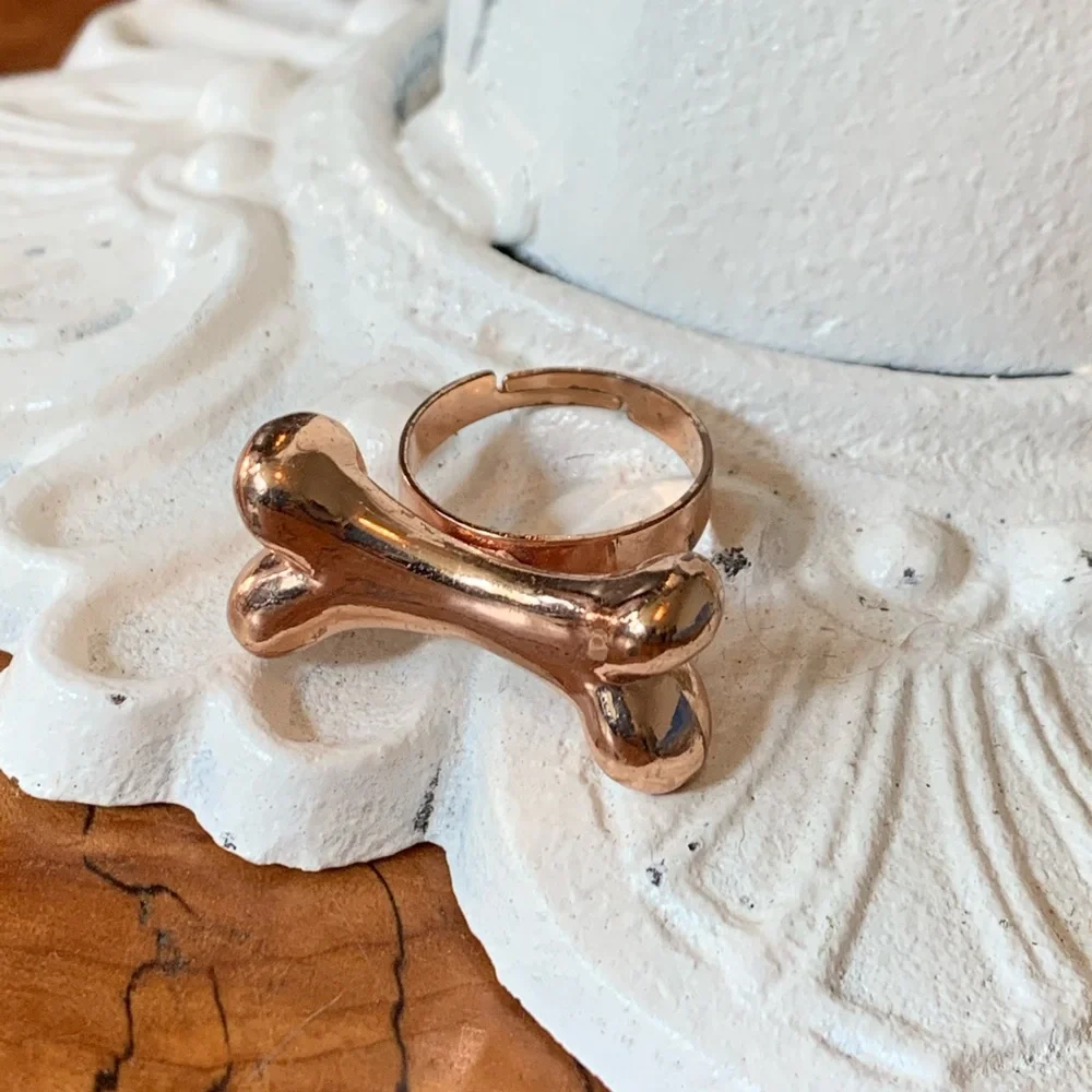 Rose Gold Bone Ring - Picture 1 of 2
